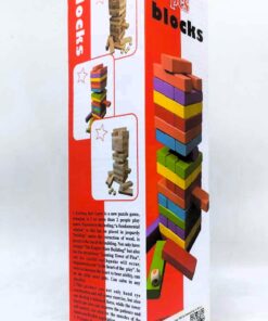 Alternative view of "54 Pcs Blocks" Wooden Tumbling Tower Game with Numbers & Dice