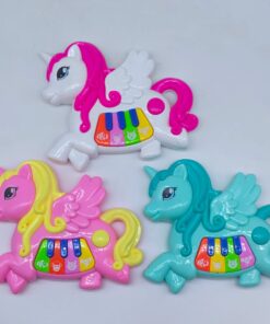 Alternative view of "Cute Little Horse" Electronic Musical Unicorn Piano