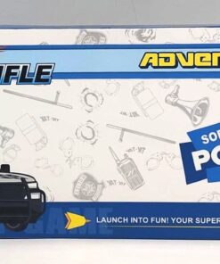 Alternative view of "Police Shoot" Large Soft Bullet Assault Rifle & Target Game Set