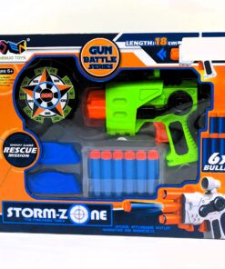 "Storm-Zone" Foam Bullet Blaster & Target Set