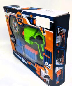 Alternative view of "Storm-Zone" Foam Bullet Blaster & Target Set
