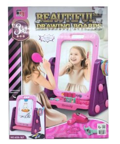 3-in-1 "Beautiful Set" Vanity Mirror & Drawing Board Easel