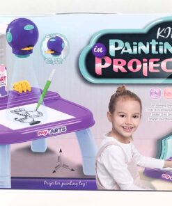 Kids Painting Projection Table & LED Art Drawing Playset