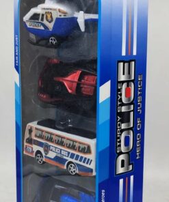 Alternative view of "Sturdy Style Police" Hero of Justice 4-Piece Vehicle Set