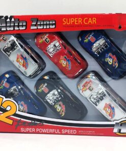 "Auto Zone" 12 Powers Racing Supercar Set (6-Piece)