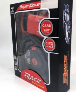 Alternative view of 1:22 Scale "Super Power" R/C Racing Supercar with Steering Wheel Remote