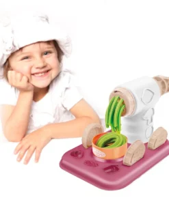 Alternative view of Dream Clay DIY Gourmet Chef Station – 5-Color Modeling Set with Hand-Crank Extruder