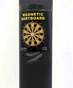 Professional Roll-Up Magnetic Dartboard Set in Fiber Drum