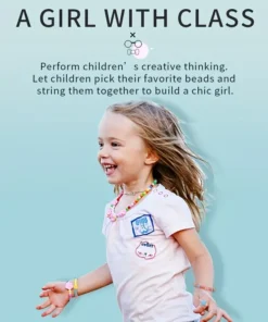 Alternative view of Fashion Owl Deluxe Jewelry Kit – Rainbow Bead Organizer with Letter & Alphabet Charms