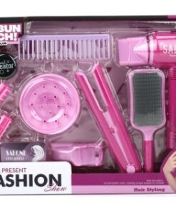 al3aby 88 Fashion Show Hair Styling Kit – Deluxe Salon Pretend Play Set for Kids