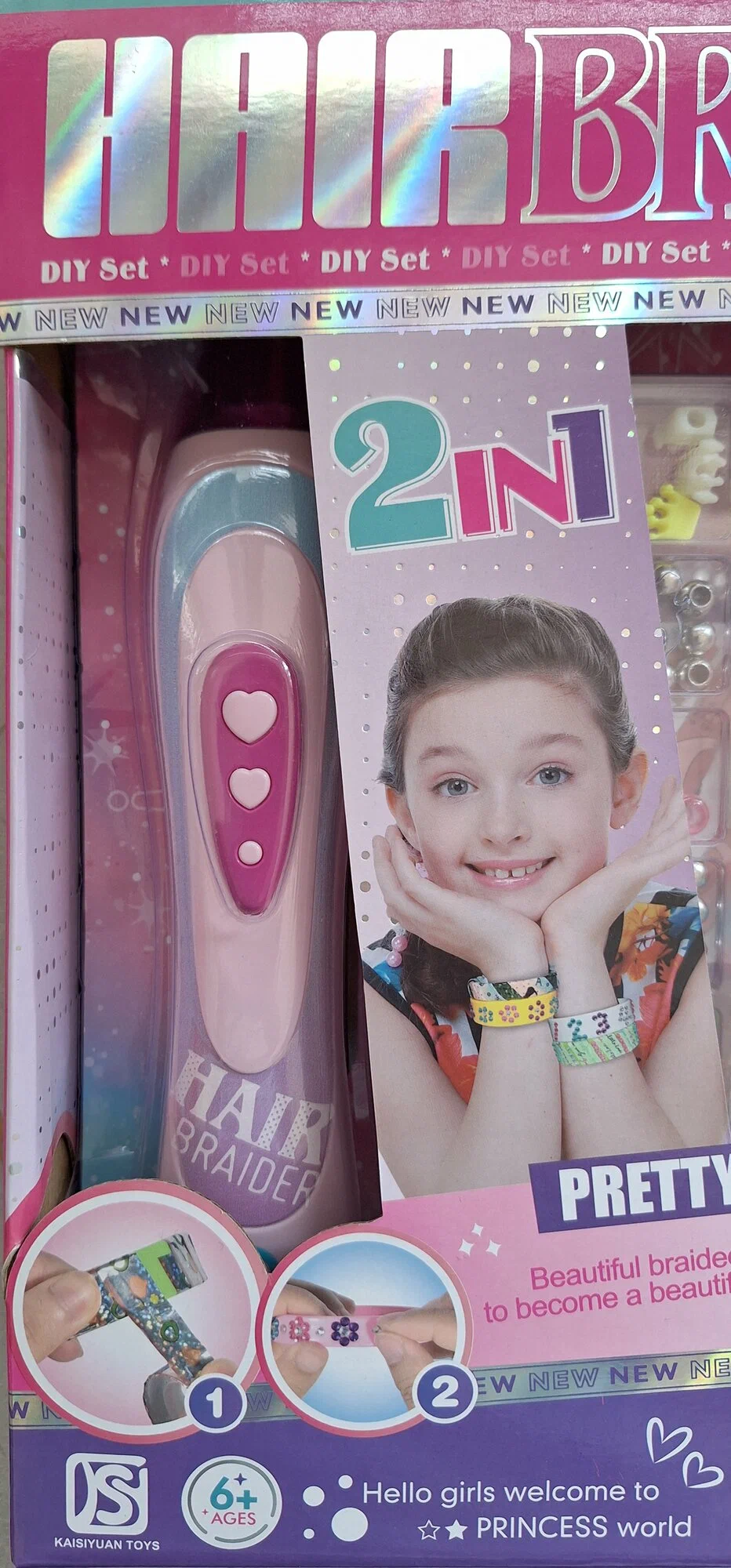 2-in-1 Ultimate Hair Braider & Beader DIY Styling Set 3 2-in-1 Ultimate Hair Braider & Beader DIY Styling Set - Image 3