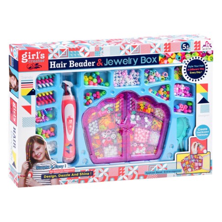 Girl's Creator Hair Beader & Jewelry Box Set 1 Girl's Creator Hair Beader & Jewelry Box Set