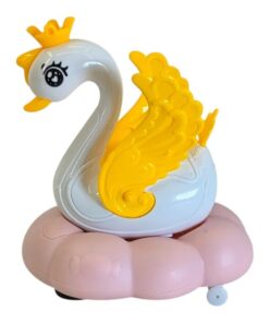 Alternative view of Funny Swan Interactive Floating Magic Ball Toy – Battery-Operated Bump & Go Action Swan with Aerodynamic Air-Stream Hovering Ball, Flashing LEDs & Musical Melodies