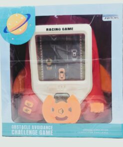 J'D Toys Obstacle Avoidance Challenge Racing Game – Handheld Electronic Driving Simulator with Steering Wheel Control, Speed Regulation & Cosmic Sound Effects