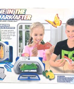 Alternative view of 3D Manual Invention Maker Studio (Shine in the Dark Edition) – Safe UV-Curing 3D Printing Lab with Glow-in-the-Dark Magic Gels, Structured Molds & 3D Building Stencils