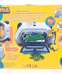 Alternative view of 3D Manual Invention Maker Studio – Safe UV-Curing 3D Printing Studio for Kids with Magic Curing Gels, Structured Molds & 3D Building Stencils