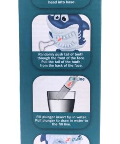 Alternative view of Shark Spray Water Interactive Board Game – 3D Tooth Extraction Roulette Game with Hidden Water Splashing Plunger Trigger for Family Game Night