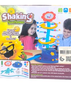 Alternative view of Shaking Sunflower Interactive Action Board Game – Electronic Wiggling Musical Balancing Game with 24 Colored Balls & Twister Tweezers