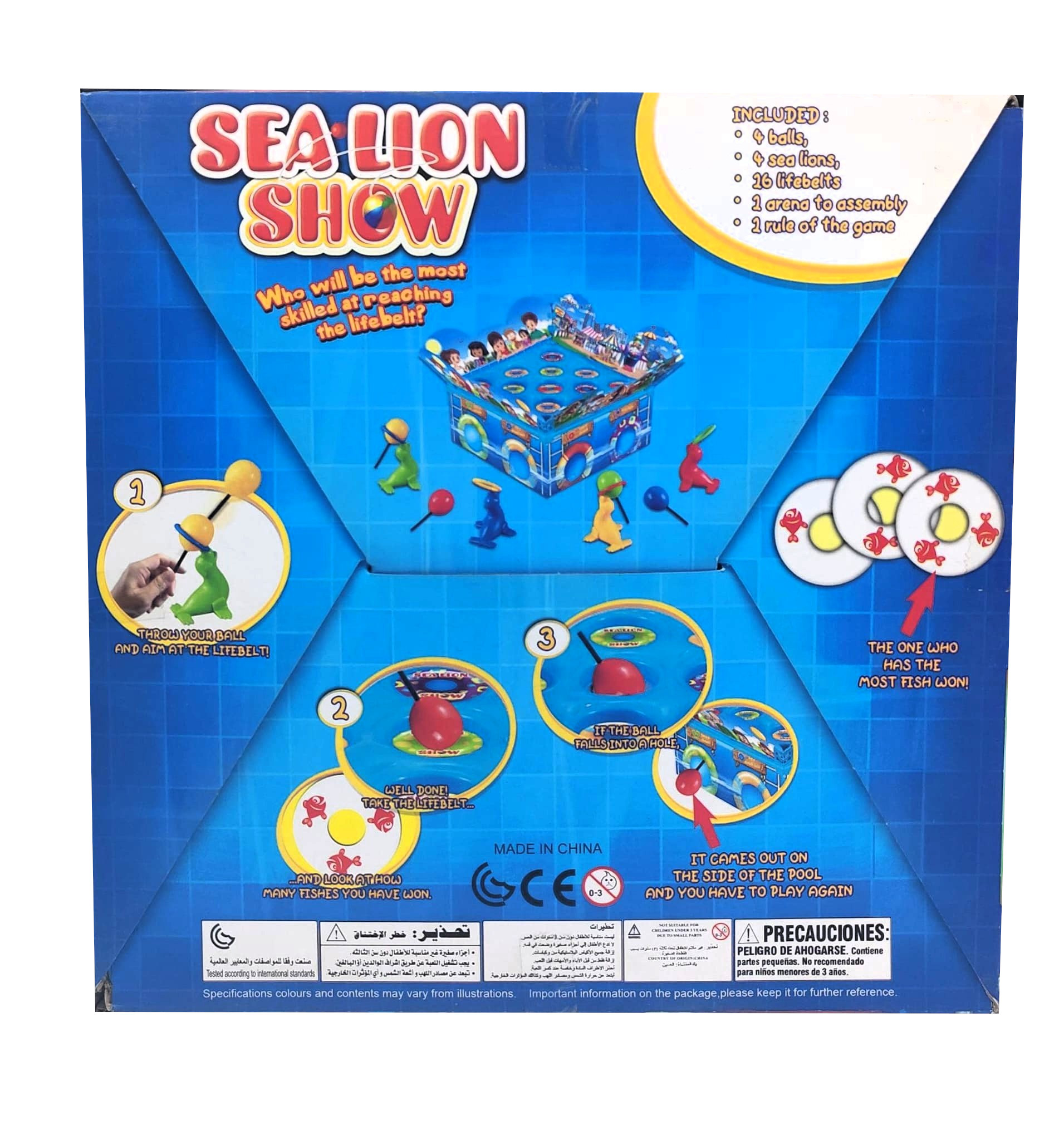 Sea Lion Show 3D Action Board Game – Interactive Family Dexterity Game with Lever-Launchers, Hidden Fish Rewards & Tabletop Aquatic Arena 5 Sea Lion Show 3D Action Board Game – Interactive Family Dexterity Game with Lever-Launchers, Hidden Fish Rewards & Tabletop Aquatic Arena - Image 5