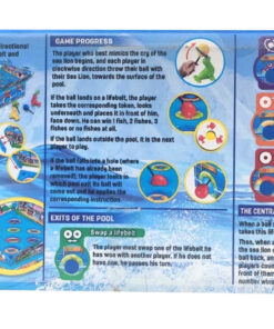 Alternative view of Sea Lion Show 3D Action Board Game – Interactive Family Dexterity Game with Lever-Launchers, Hidden Fish Rewards & Tabletop Aquatic Arena