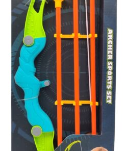 Here is the marketing product analysis for the Game Archer Bow & Arrow Sports Set, crafted in English with an energetic, active tone optimized for al3aby.com and search engines. As requested, the long description is placed before the short description.  Product Name Game Archer Competitive Bow & Arrow Sports Set – Kids Tactical Recurve Archery Bow with 3 Suction Cup Safety Arrows & Organizer Quiver Rack