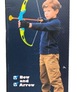 Alternative view of Here is the marketing product analysis for the Game Archer Bow & Arrow Sports Set, crafted in English with an energetic, active tone optimized for al3aby.com and search engines. As requested, the long description is placed before the short description.  Product Name Game Archer Competitive Bow & Arrow Sports Set – Kids Tactical Recurve Archery Bow with 3 Suction Cup Safety Arrows & Organizer Quiver Rack