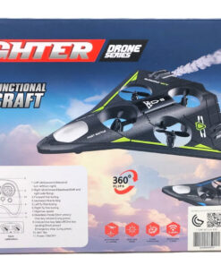 Alternative view of Lead Honor Fighter Series Multifunctional Aircraft Drone – 2.4GHz RC Jet Quadcopter with 6-Axis Gyroscope, One-Key Takeoff & 360° Mid-Air Stunt Flips