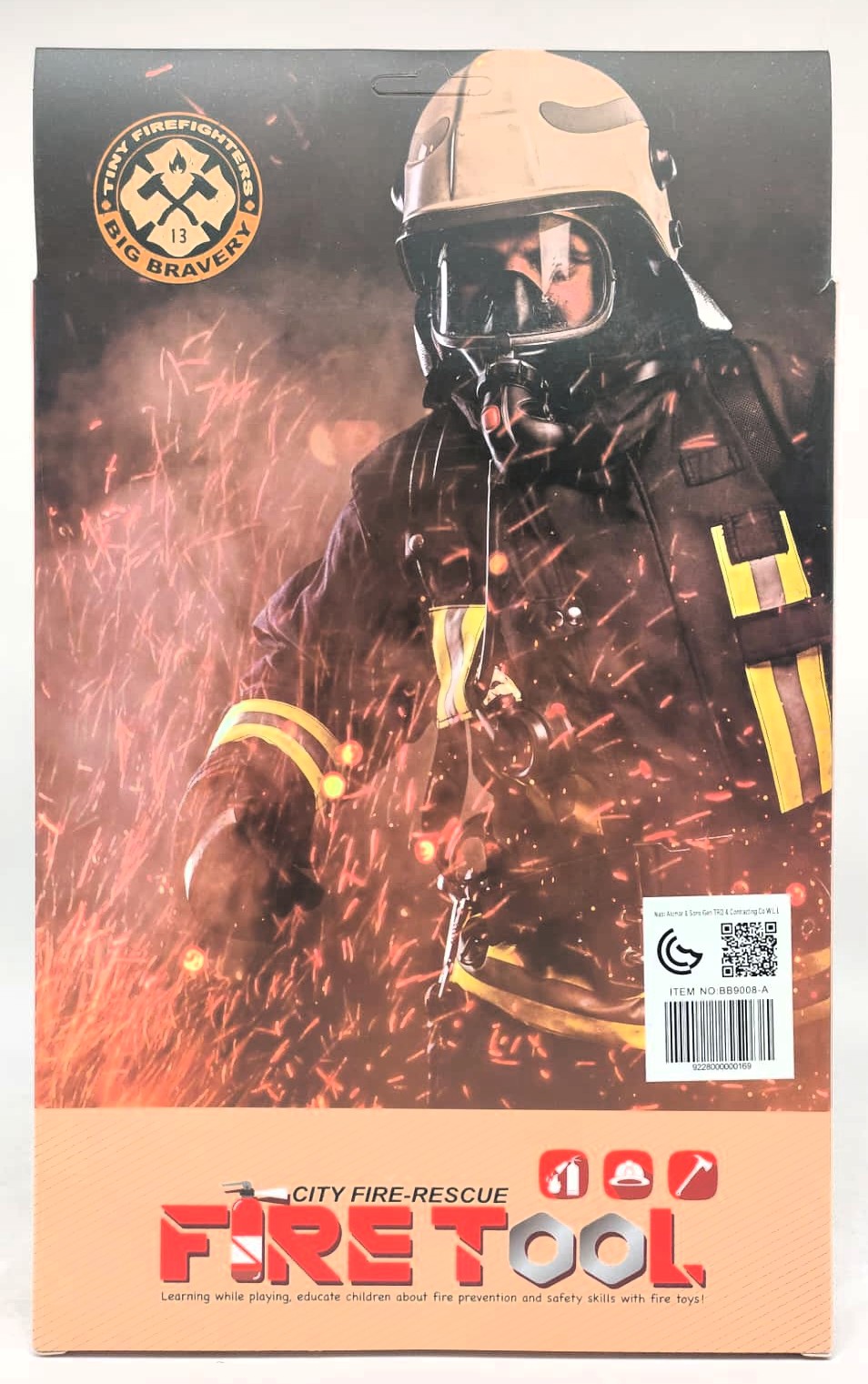 City Fire-Rescue Simulated Fire Tools Kit – 7-Piece Hero Roleplay Set with Fire Extinguisher, Chainsaw, Walkie-Talkie & Safety Goggles 4 City Fire-Rescue Simulated Fire Tools Kit – 7-Piece Hero Roleplay Set with Fire Extinguisher, Chainsaw, Walkie-Talkie & Safety Goggles - Image 4