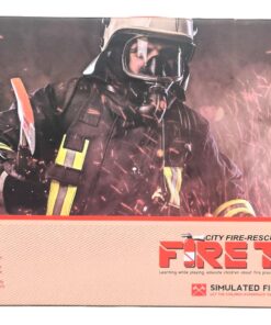Alternative view of City Fire-Rescue Super Deluxe 12-Piece Mega Station Loadout – Wearable Fire Chief Helmet, Mechanical Power Drill, Toy Chainsaw, Extinguisher, Megaphone & Commander Fleet