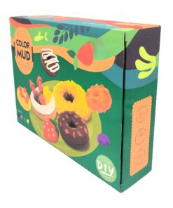 Alternative view of Color Clay DIY Delicious Cookies Set – 4-Color Ultra-Soft Modeling Dough Bakery Studio with Dual-Sided Pastry Molds, Serving Plates & Tablecloth