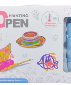 Ultra-Low Temperature 3D Printing Pen Studio – Safe PCL Filament Creative Engineering Set with Copy Board & Picture Book Project Guide