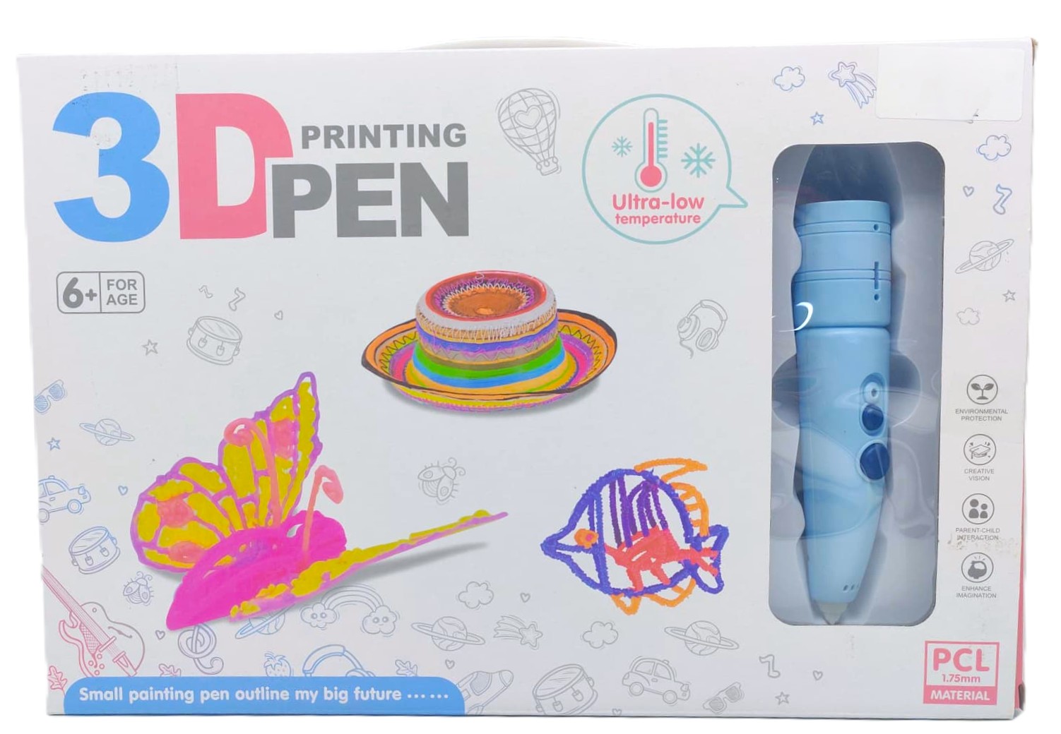 Ultra-Low Temperature 3D Printing Pen Studio – Safe PCL Filament Creative Engineering Set with Copy Board & Picture Book Project Guide 1 Ultra-Low Temperature 3D Printing Pen Studio – Safe PCL Filament Creative Engineering Set with Copy Board & Picture Book Project Guide