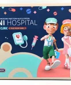 Alternative view of HaLoGou Mini Hospital Vet Clinic Play Set – 10-Piece Pet Doctor Kit with Simulation Stethoscope, Plunger Syringe, Mini Puppies & Doggy Care Accessories