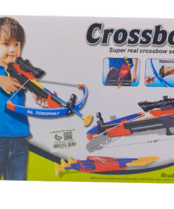 Alternative view of Crossbow Series Tactical Toy Archery Set – Mechanical Hunting Crossbow with Mock Sniper Scope, 3 Suction Cup Safety Arrows & Hip Quiver