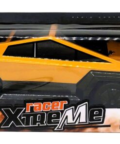 "racer XtreMe" 1:10 Scale High-Speed RC Racing Truck (Yellow Cyber-Style)