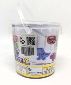 Alternative view of Funny Lucky "Colored Clay" Dinosaur Bucket & Molding Set (12 Colors)