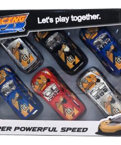 "Racing Car: Super Powerful Speed" 6-Piece Toy Car Set