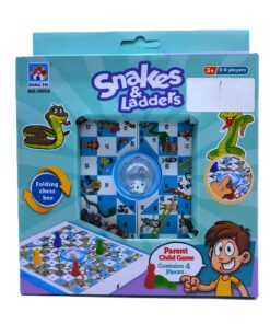 Rong Fei "Snakes & Ladders" Folding Board Game with Pop-Up Dice