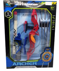 "Archer" Aim Interactive Athletics Bow & Arrow Set with Standing Target