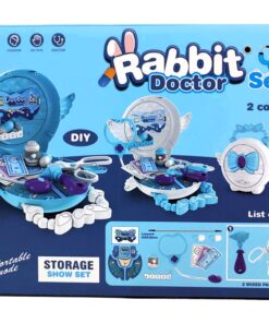Alternative view of "Rabbit Doctor Set" 2-in-1 Portable Medical Clinic Toy (Blue)