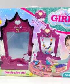 "Style Girl" Tabletop Beauty Vanity & DIY Jewelry Making Set