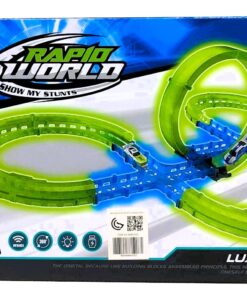 Rapid World: Orbital Racing Series - Luxury RC Racing Track (34 Pieces)