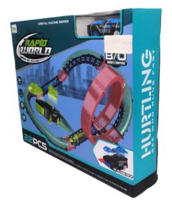 Alternative view of Rapid World "Orbital Racing Series" – 22 PCS Stunt Track Set