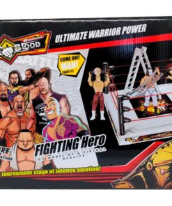 Alternative view of Hot Blood Wrestling "Fighting Hero" Action Figure Set – 8-Pack with Accessories
