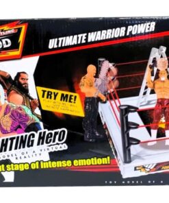 Alternative view of Hot Blood Wrestling "Fighting Hero" Action Figure Set – 4-Pack with Accessories
