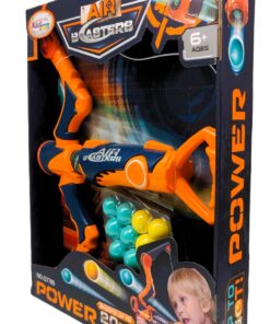 Alternative view of Air Blasters Power Bow – Pump-Action Foam Ball Shooter with 12 Safe EVA Balls