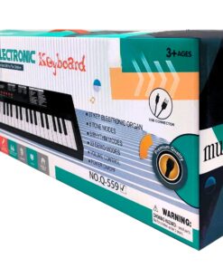 Alternative view of TLQ 37-Key Electronic Music Keyboard – Kids' Educational Piano with Microphone, USB Power & 22 Demos