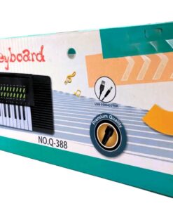Alternative view of 44-Key Electronic Music Keyboard – Kids' Educational Piano with Microphone & USB Connection