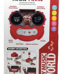 "My Music World" Micro Phone Music Party Stand (Red Edition) 7 WhatsApp Image 2026 05 02 at 6.55.37 PM