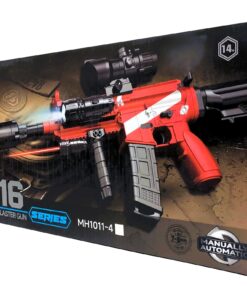Alternative view of M-416 Electric Gel Ball Blaster Series – Dual Mode (Manual/Auto) Water Bead Toy Gun with Tactical Accessories